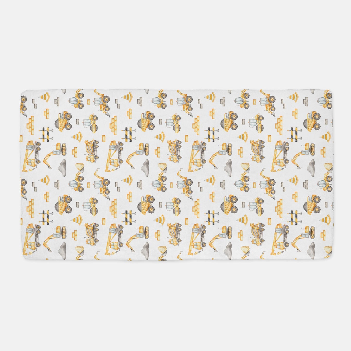 Construction Crib Sheet, Construction trucks Nursery Bedding - Under construction