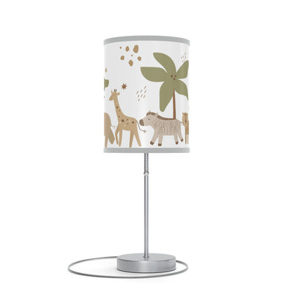 Modern Safari Animals Lamp, Jungle Nursery Decor - Modern Safari