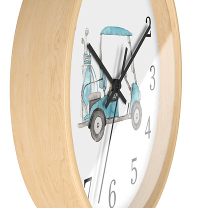 Golf Clock, Golf boy room decor - Little golfer