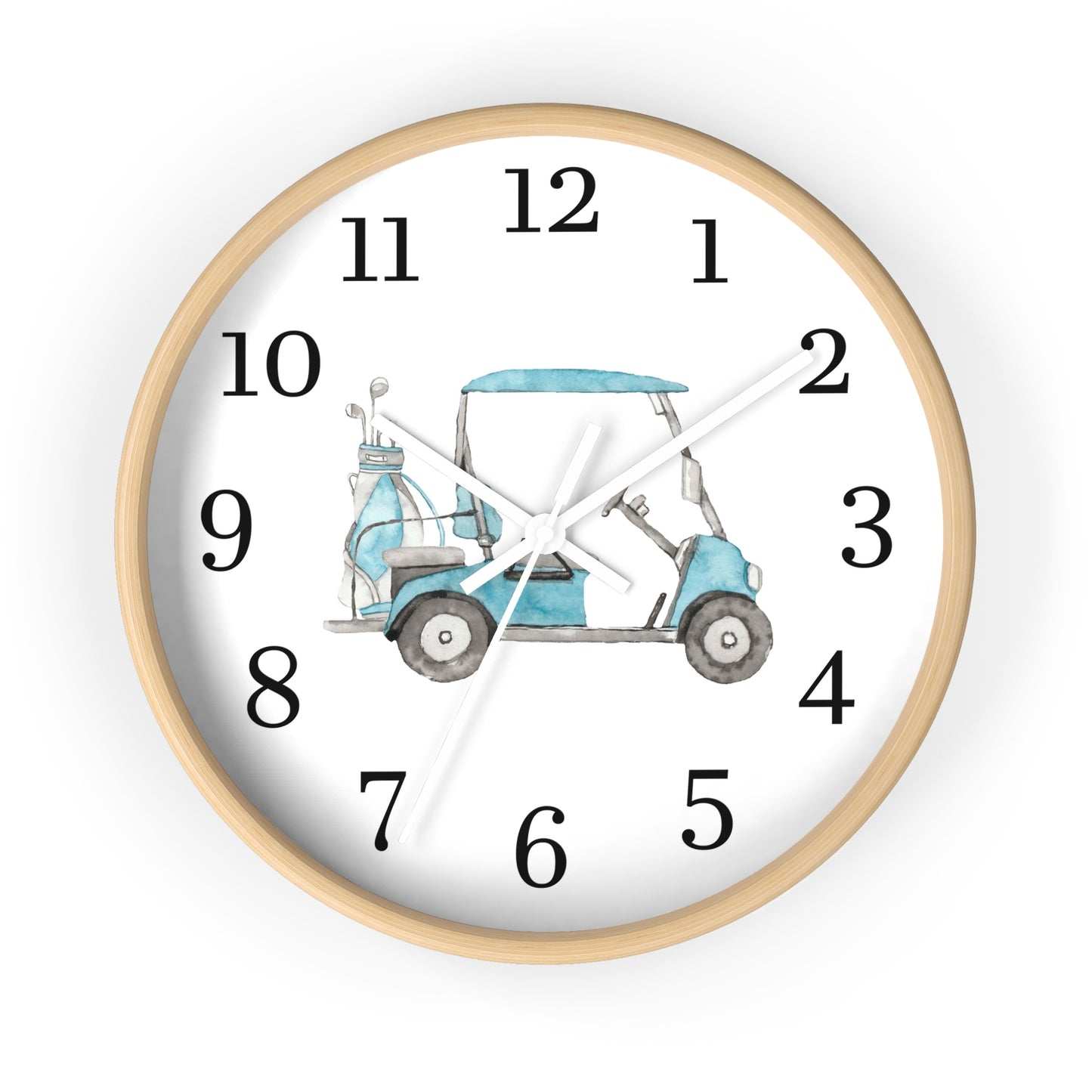 Golf Clock, Golf boy room decor - Little golfer