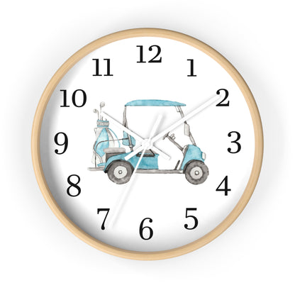 Golf Clock, Golf boy room decor - Little golfer