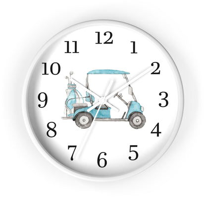 Golf Clock, Golf boy room decor - Little golfer