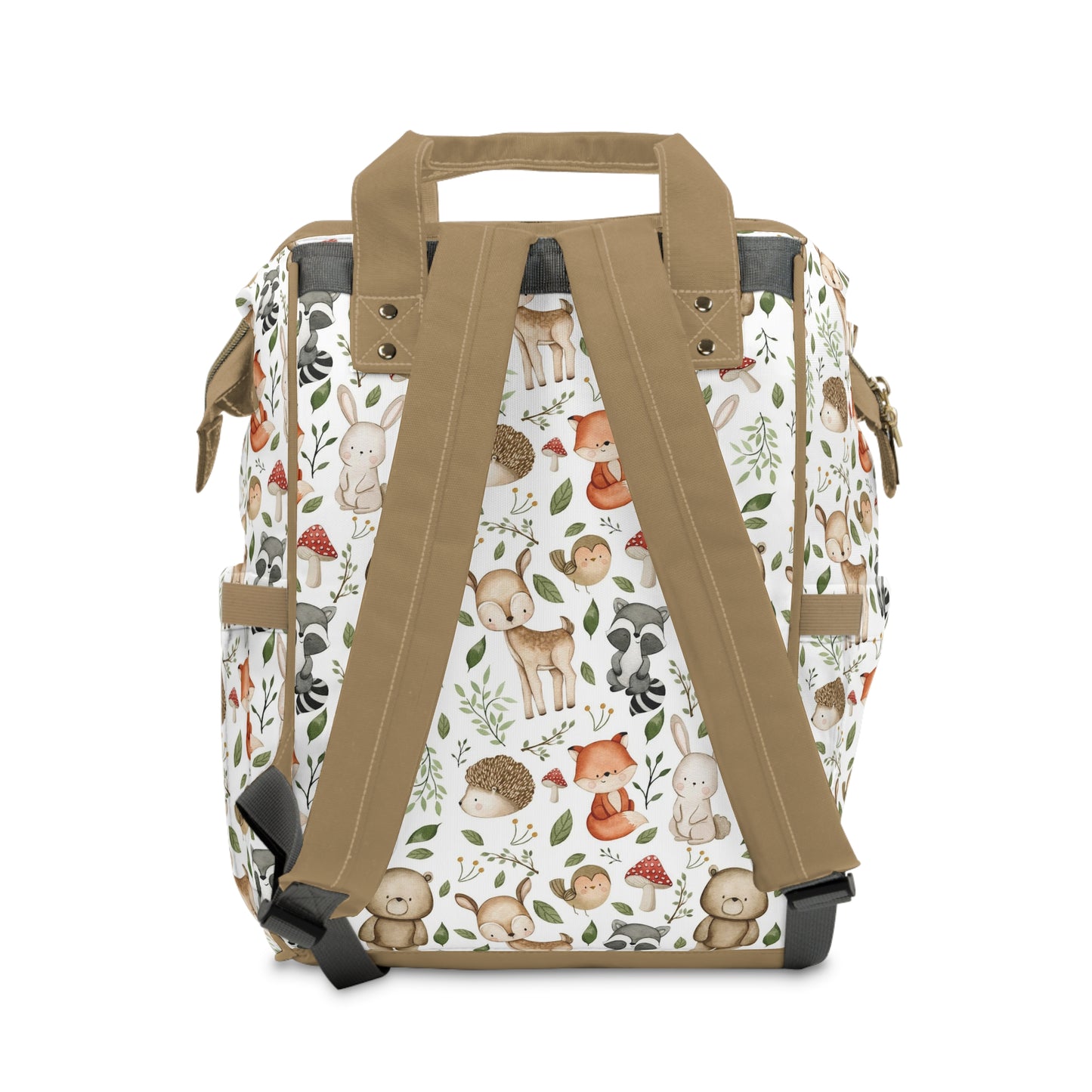 Woodland animals diaper bag, Forest diaper backpack - Magical Forest