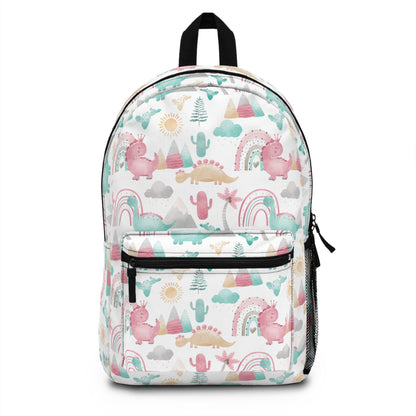 Dinosaur backpack, Dinosaur school bag - Pink Dinosaur