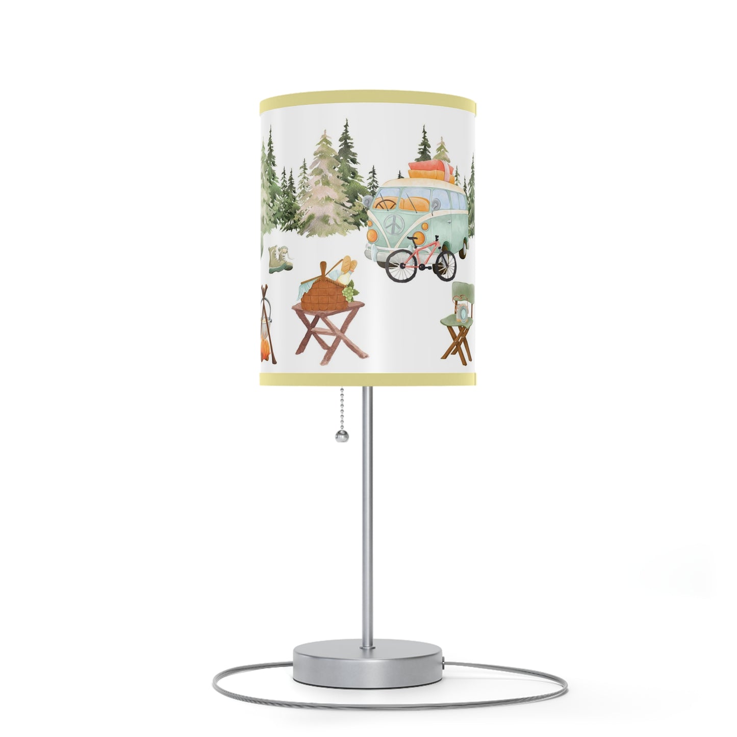 Happy camper lamp, Camping nursery decor - Outdoor adventures