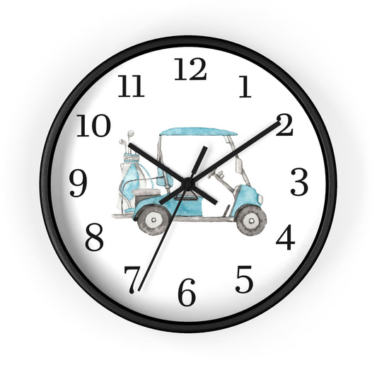 Golf Clock, Golf boy room decor - Little golfer