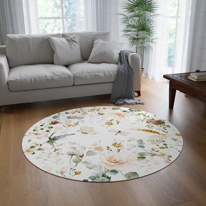 Wildflowers Rug, Floral nursery rug - Vintage Garden