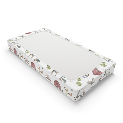 Farm Changing Pad Cover, Farm nursery decor - Farm Adventure