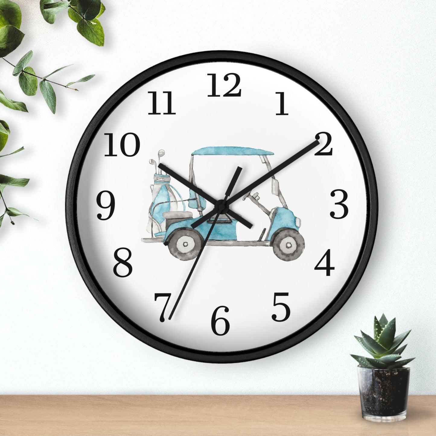 Golf Clock, Golf boy room decor - Little golfer