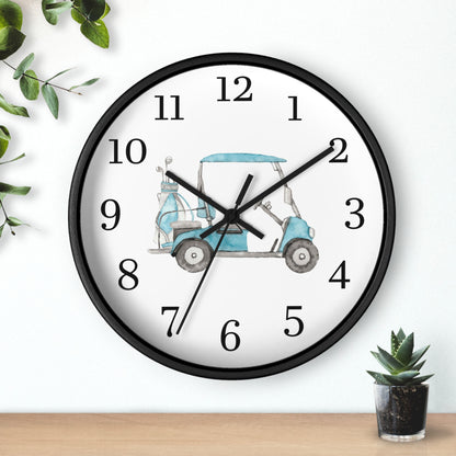 Golf Clock, Golf boy room decor - Little golfer