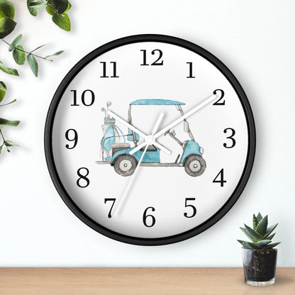 Golf Clock, Golf boy room decor - Little golfer