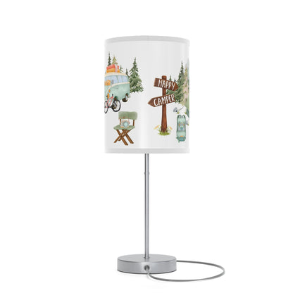 Happy camper lamp, Camping nursery decor - Outdoor adventures