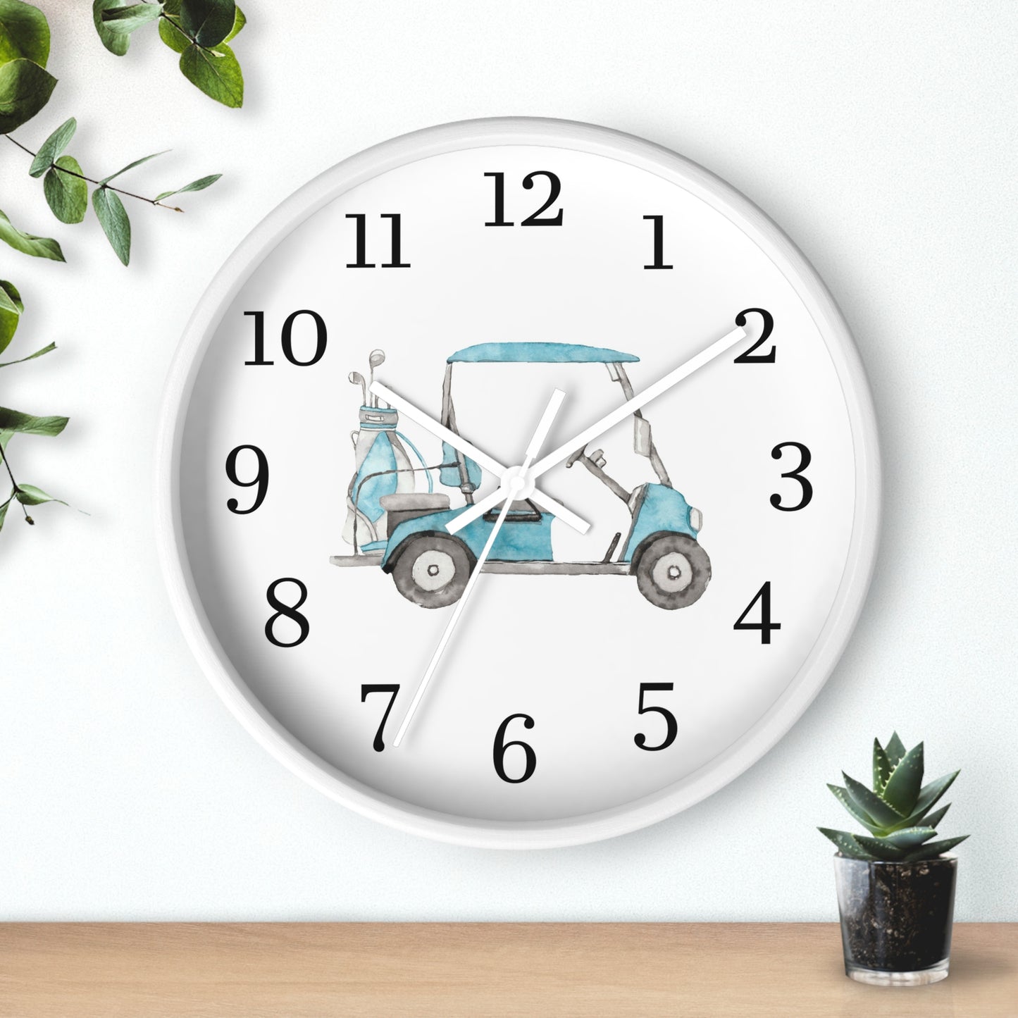 Golf Clock, Golf boy room decor - Little golfer