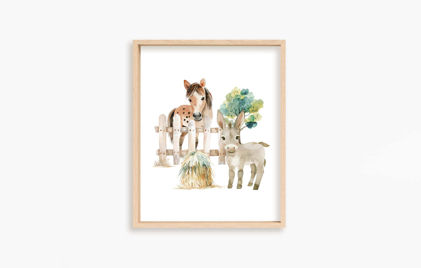 Farm Wall Art, Farm Nursery Prints Set of 6 - Happy Ranch