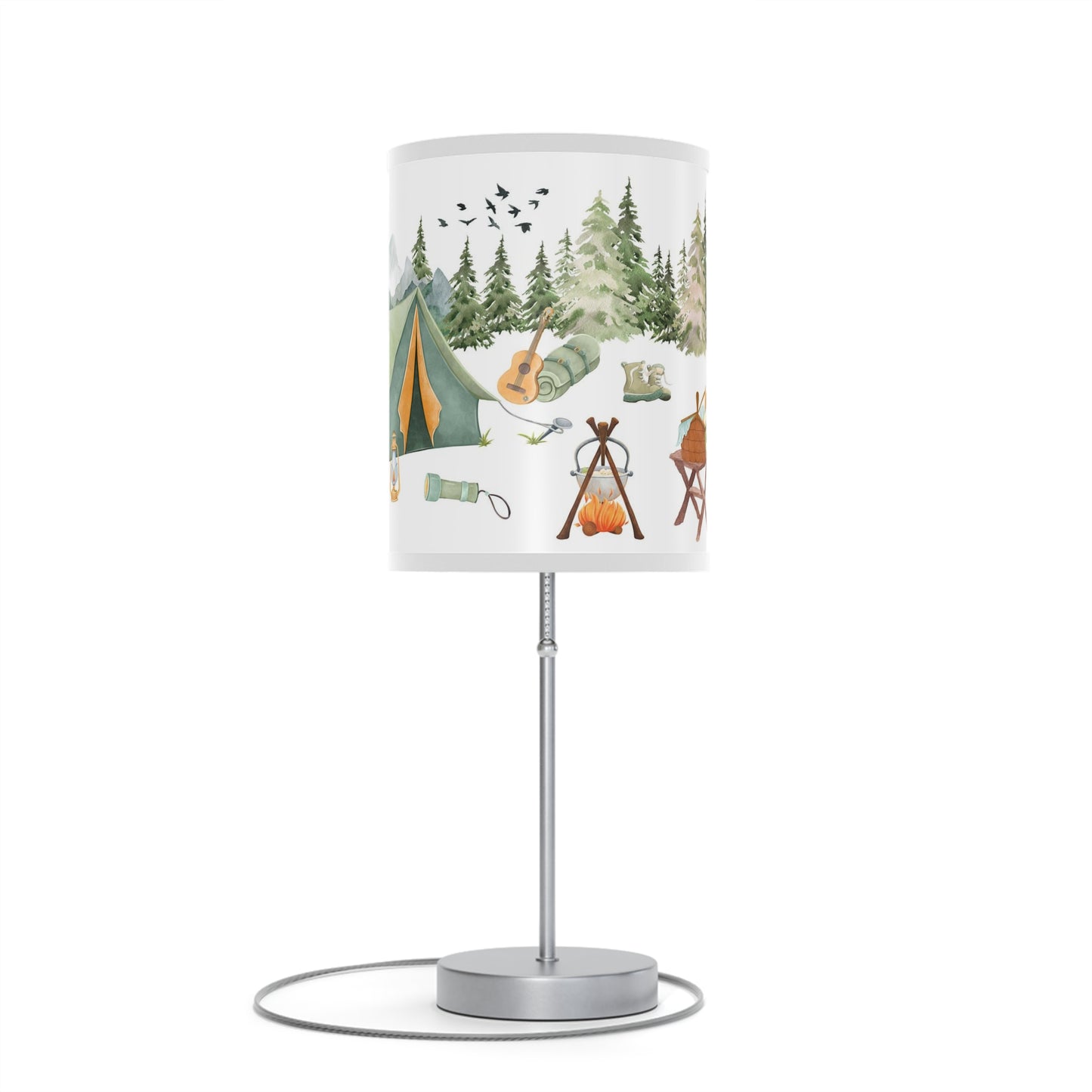 Happy camper lamp, Camping nursery decor - Outdoor adventures