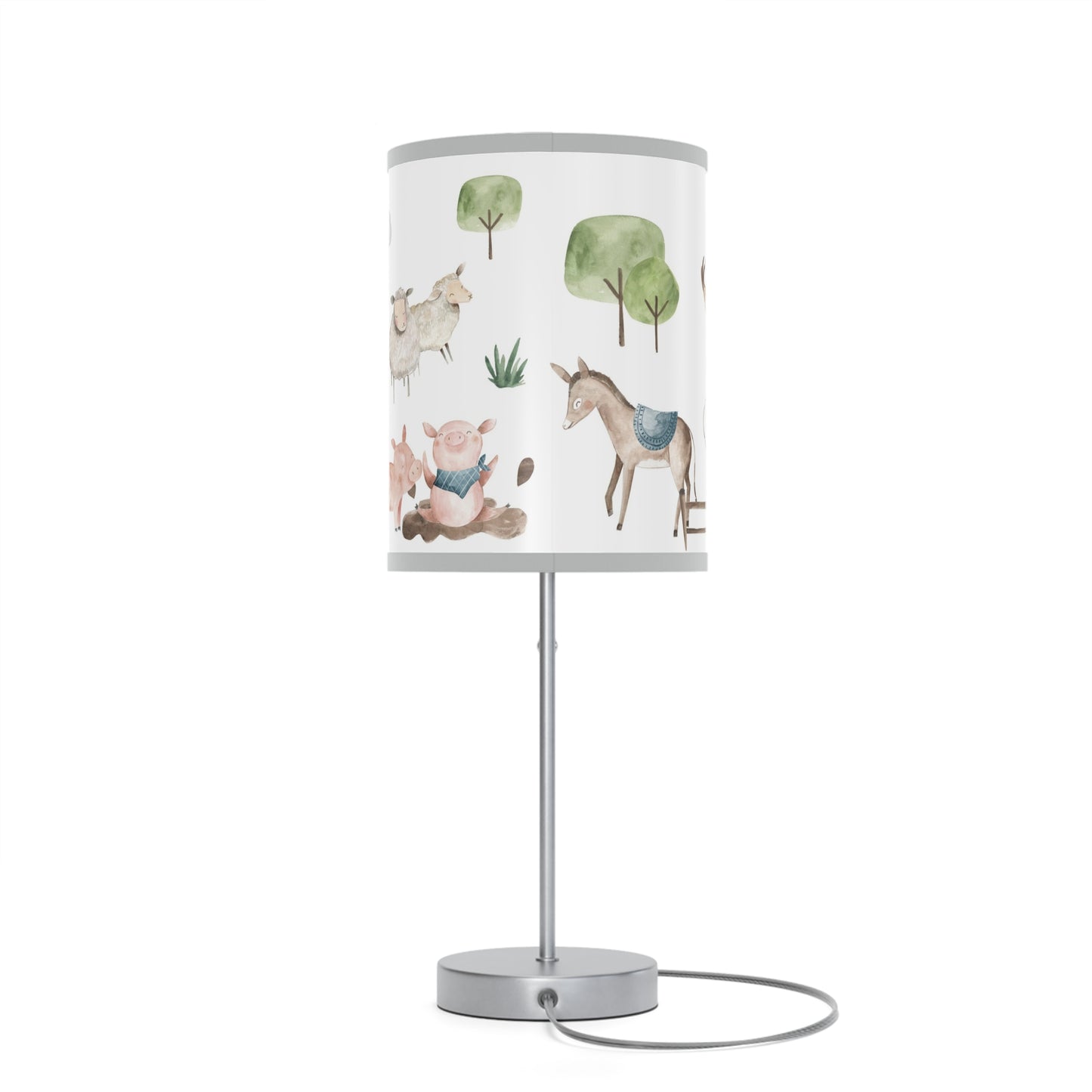 Farm table Lamp, Farm nursery lamp, Farm nursery decor - Farm adventure