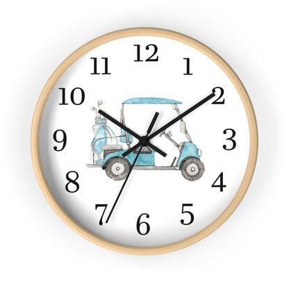 Golf Clock, Golf boy room decor - Little golfer