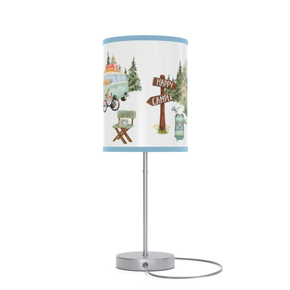 Happy camper lamp, Camping nursery decor - Outdoor adventures