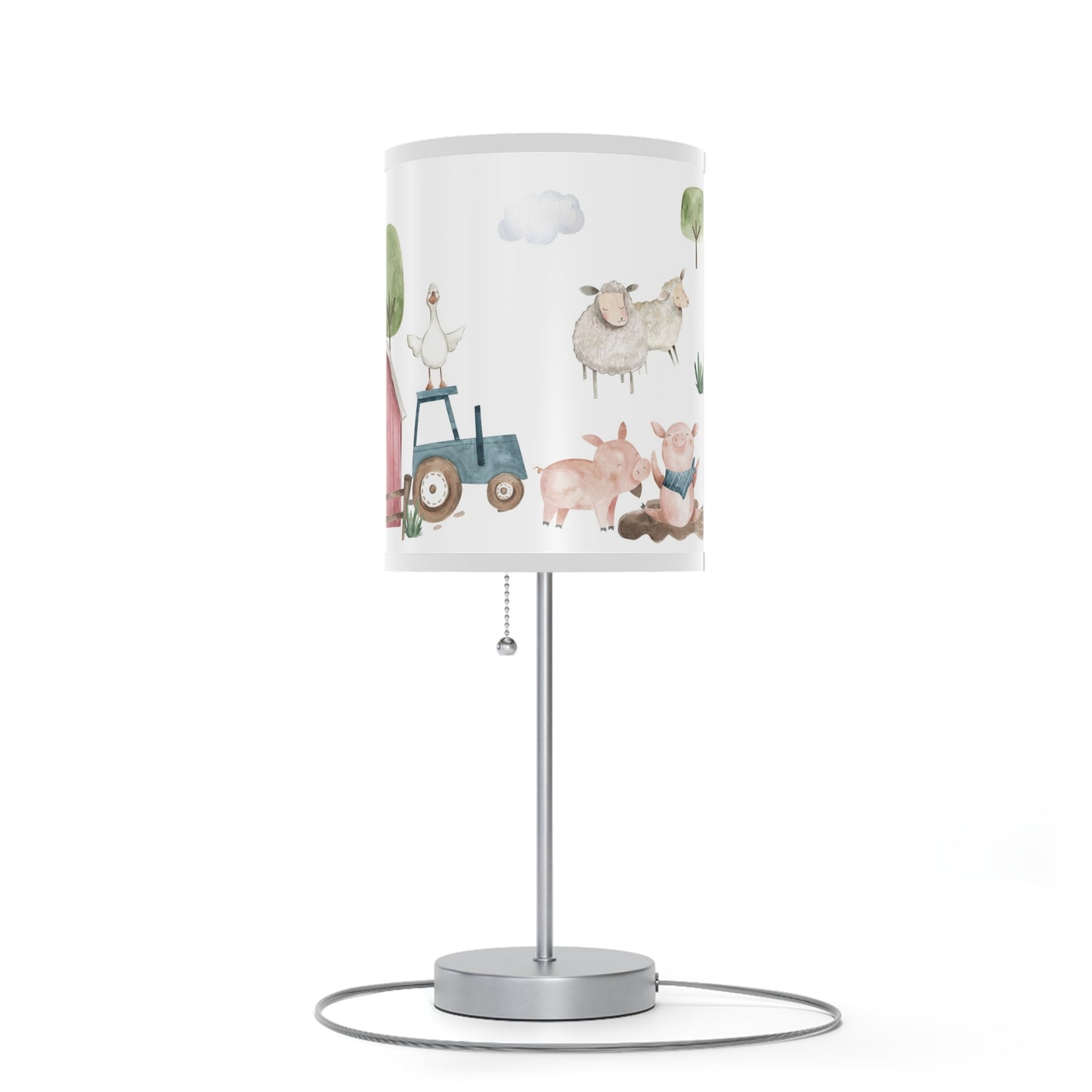 Farm table Lamp, Farm nursery lamp, Farm nursery decor - Farm adventure