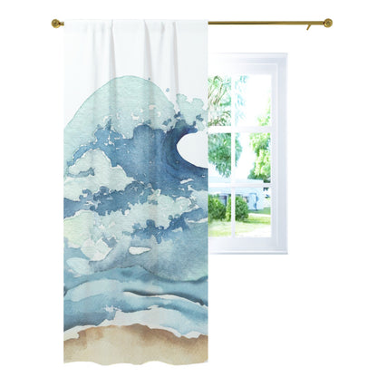 Surf Curtain, Single Panel, Surf room decor - Endless sea