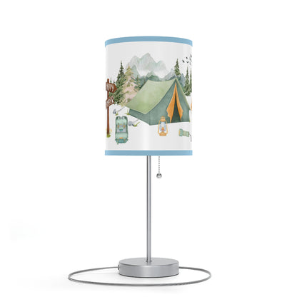 Happy camper lamp, Camping nursery decor - Outdoor adventures