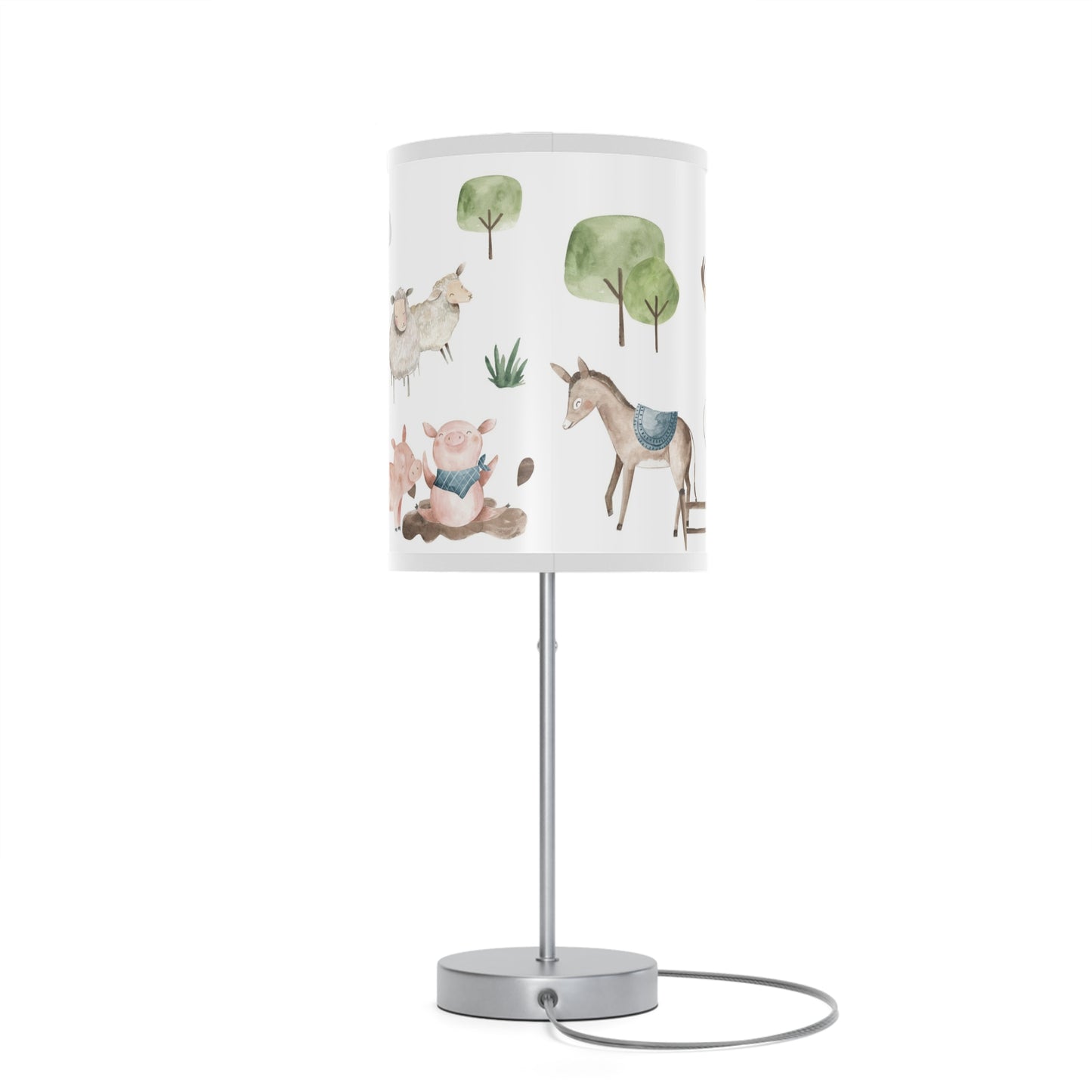 Farm table Lamp, Farm nursery lamp, Farm nursery decor - Farm adventure