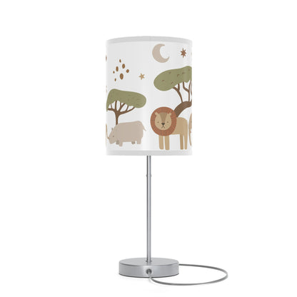 Modern Safari Animals Lamp, Jungle Nursery Decor - Modern Safari