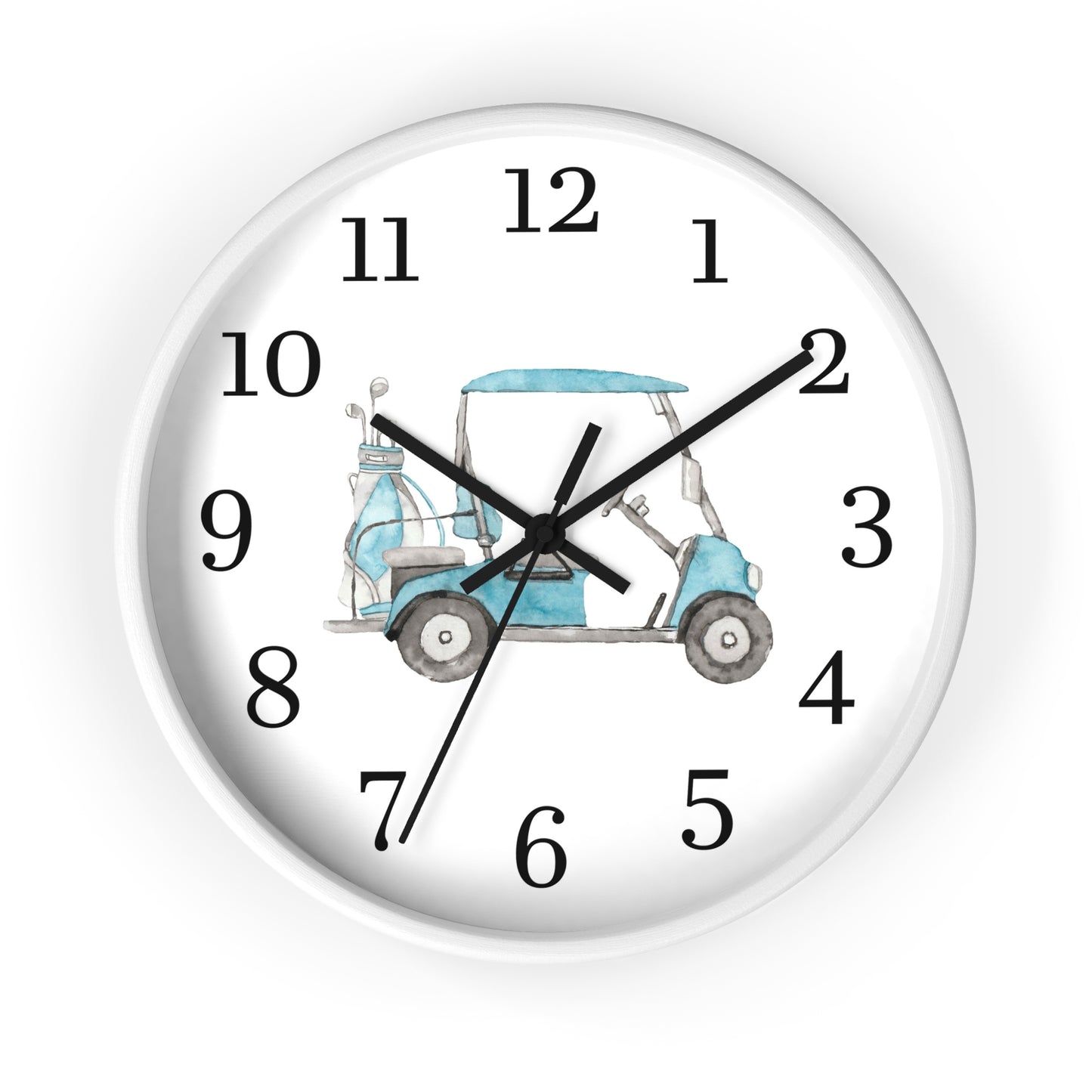 Golf Clock, Golf boy room decor - Little golfer