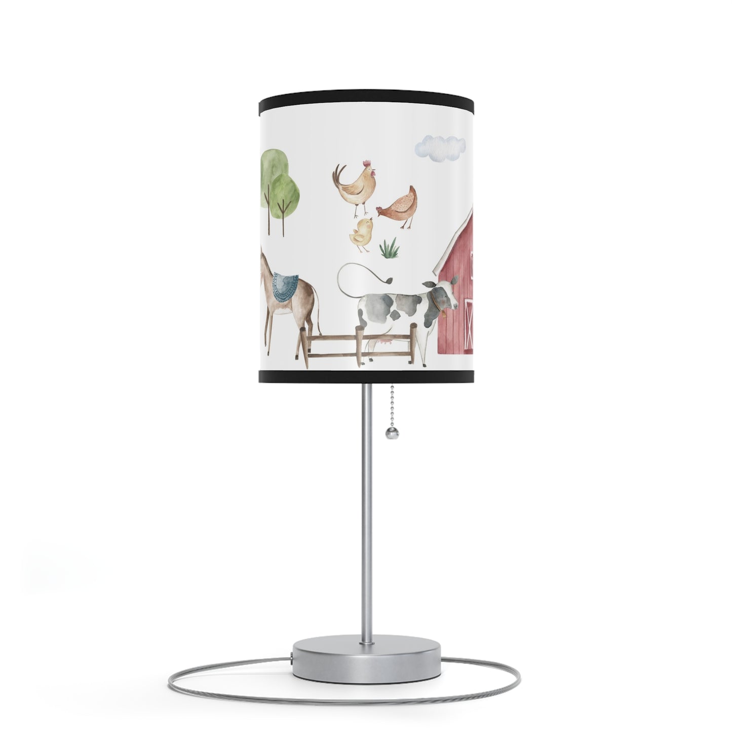 Farm table Lamp, Farm nursery lamp, Farm nursery decor - Farm adventure