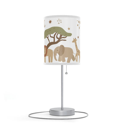 Modern Safari Animals Lamp, Jungle Nursery Decor - Modern Safari