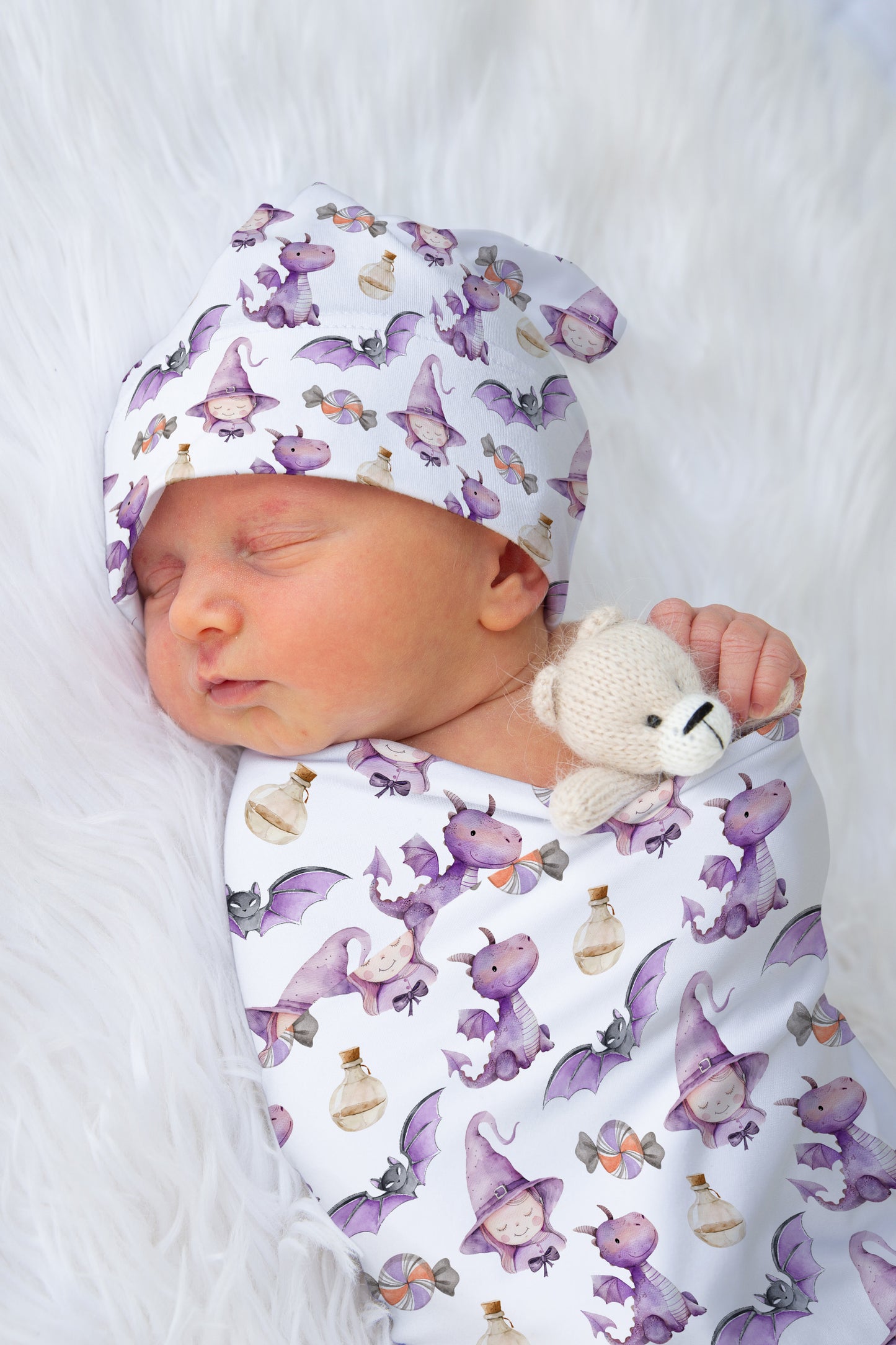 Halloween Swaddle Set, Custom receiving blanket