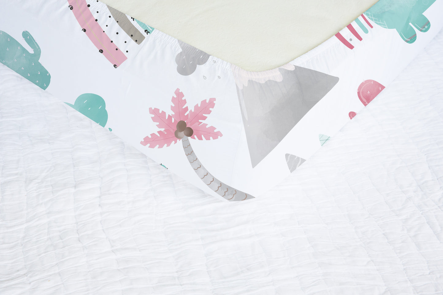 Pink dinosaur Crib Sheet, Dinosaurs Nursery Bedding - Pink dinosaur