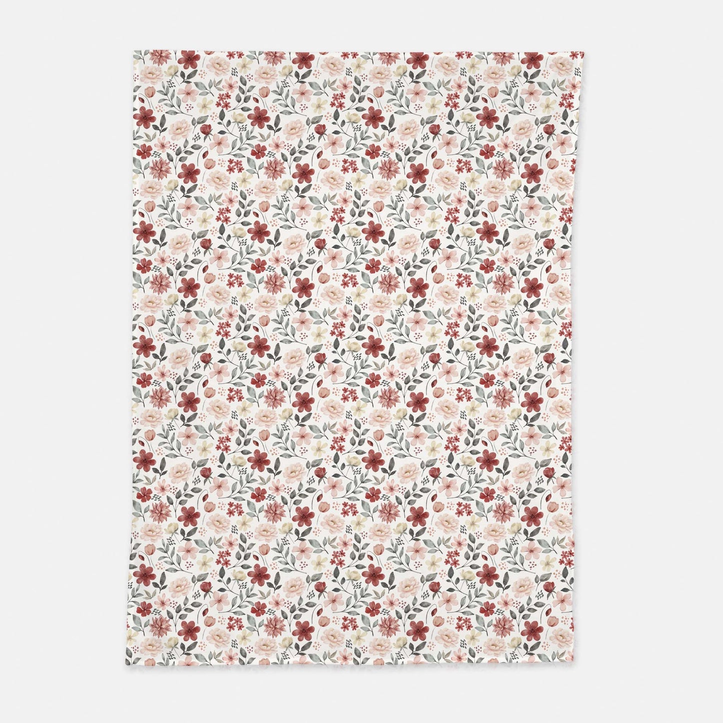 Peony Swaddle Set, Pink Floral hospital babay blanket- Peonies Garden