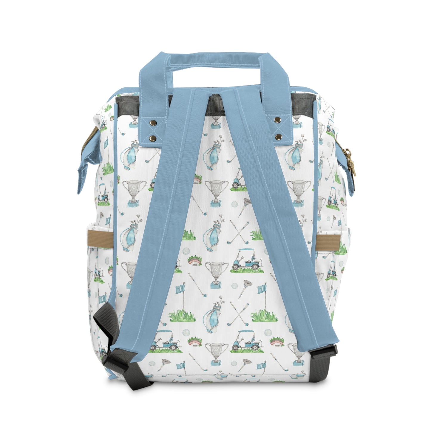 Personalized Blue Golf diaper bag | Sports baby backpack - Little Golfer