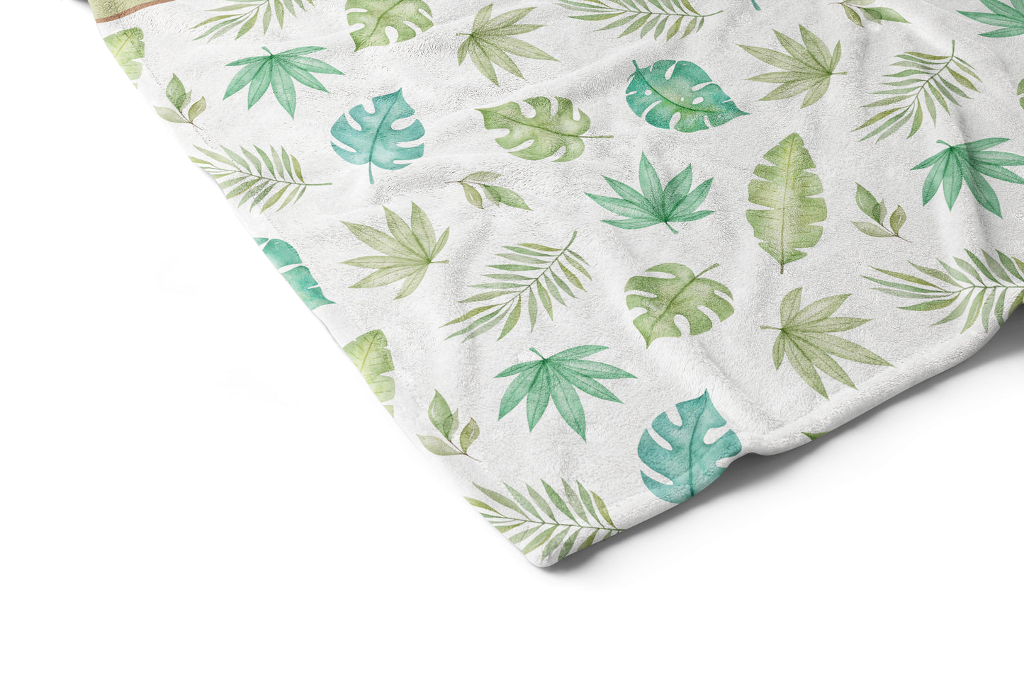 Safari animals Personalized Minky Blanket, Jungle Nursery Bedding - Cute Safari