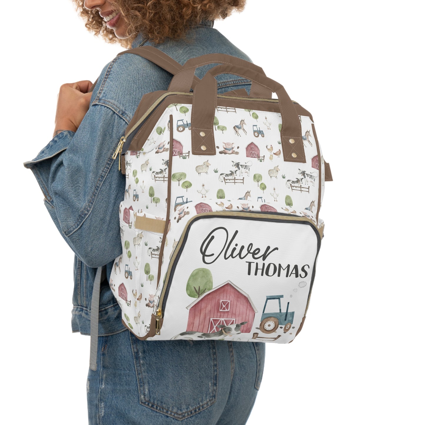 Personalized Farm diaper bag | Farm backpack - Farm Adventure