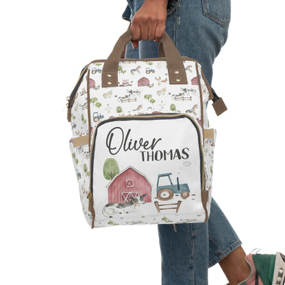 Personalized Farm diaper bag | Farm backpack - Farm Adventure