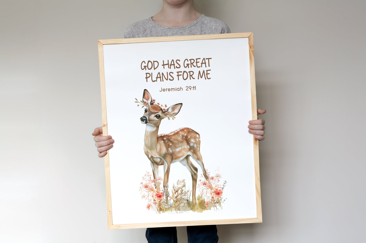 Bible verse Wall Art, Scripture Nursery Print