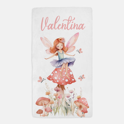 Personalized Fairy crib sheet, Fairies crib bedding, Fairy Garden