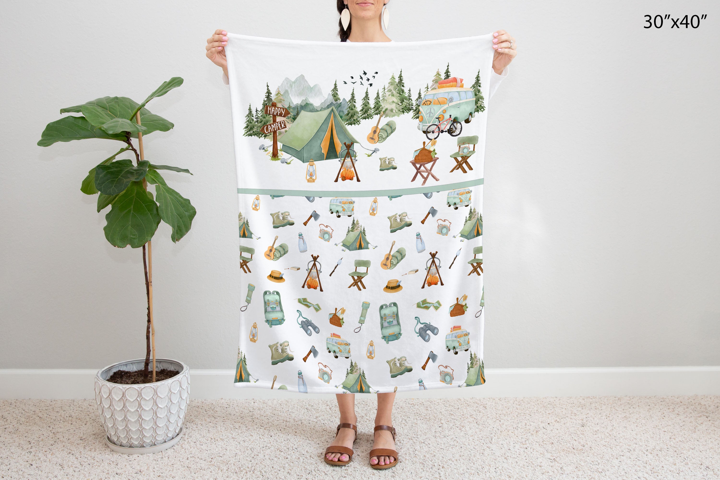 Camping nursery bedding Camping baby blanket Outdoor adventures Little Gift Cave