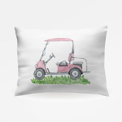 Pink golf pillow cover, Golf room decor - Pink Golf