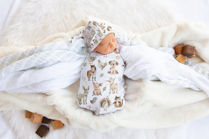 Farm animals Swaddle Set, Farm Swaddle - Happy Ranch