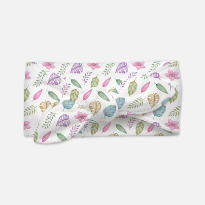 Personalized Pink dinosaur Swaddle Set, Custom Blanket Baby Name - Pink Jurassic