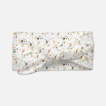 Wildflowers Swaddle Set, Floral Swaddle - Vintage Garden