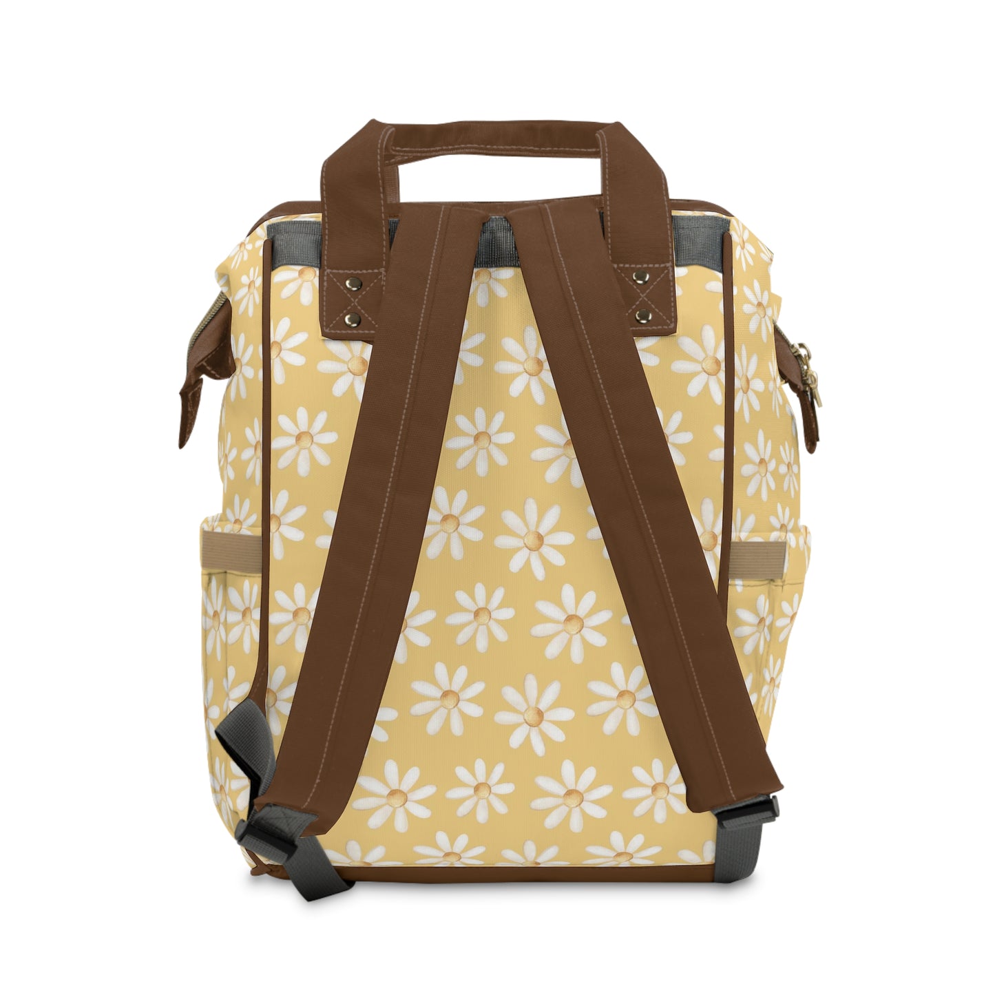 Personalized Daisies diaper bag | Floral baby backpack