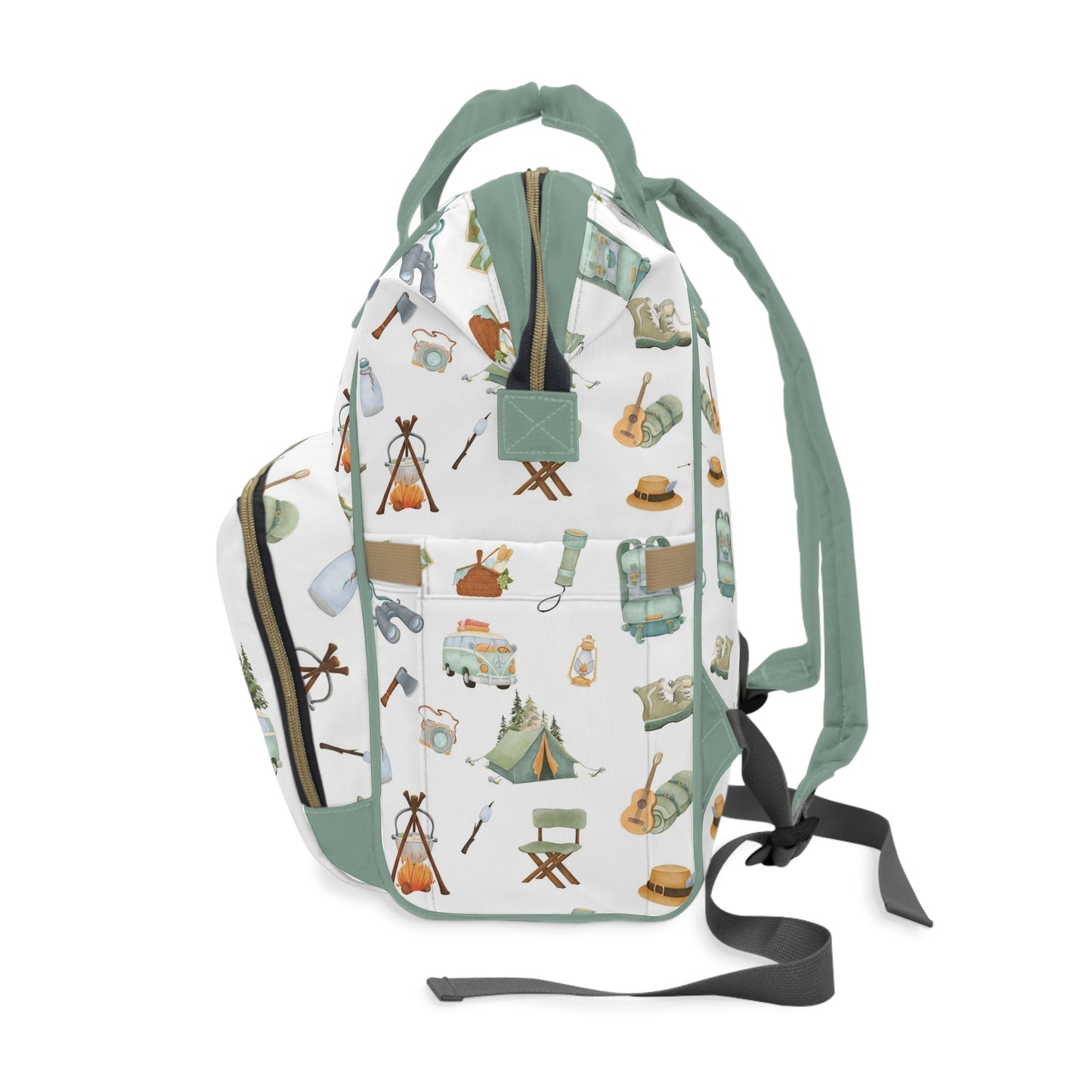 Personalized Camping diaper bag | Adventure baby backpack - Outdoor Adventures