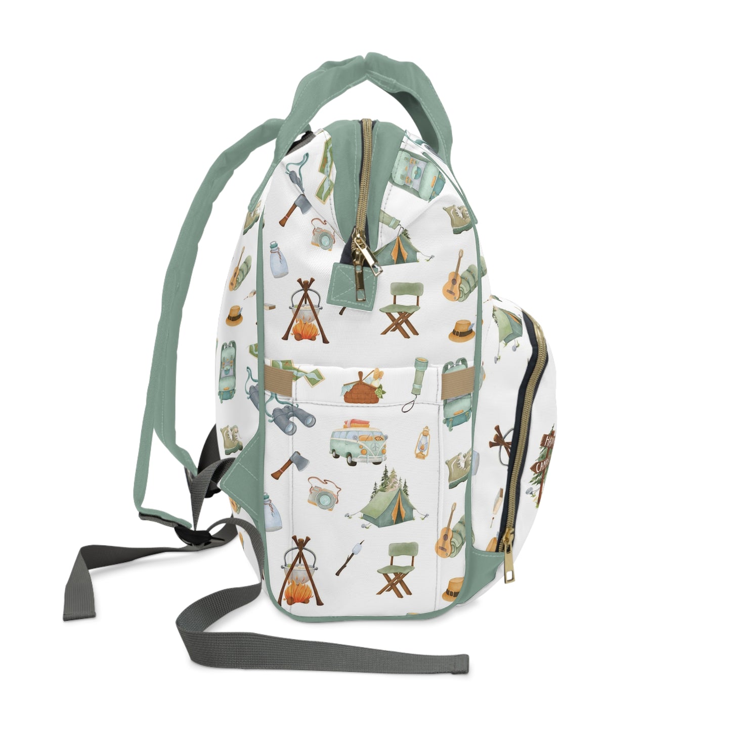 Personalized Camping diaper bag | Adventure baby backpack - Outdoor Adventures