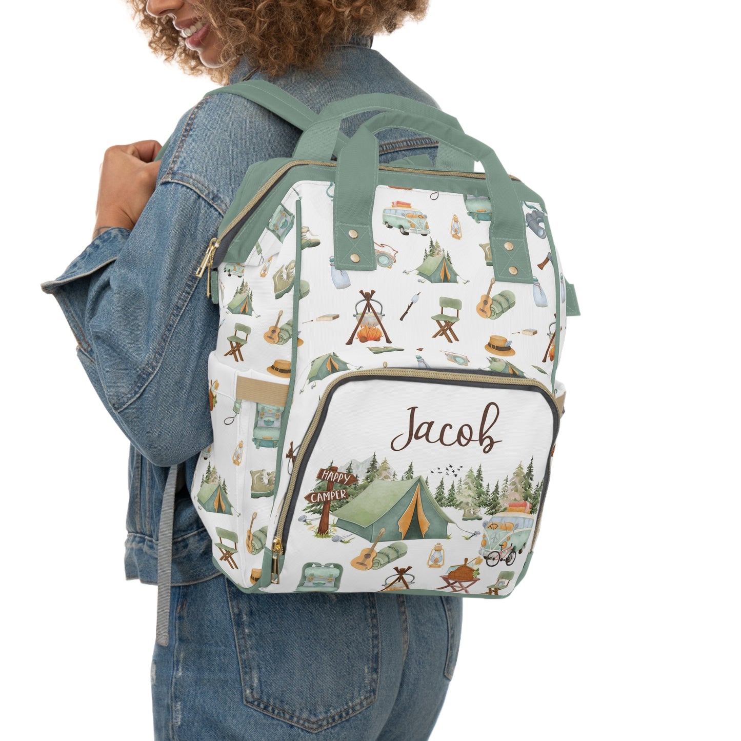 Personalized Camping diaper bag | Adventure baby backpack - Outdoor Adventures