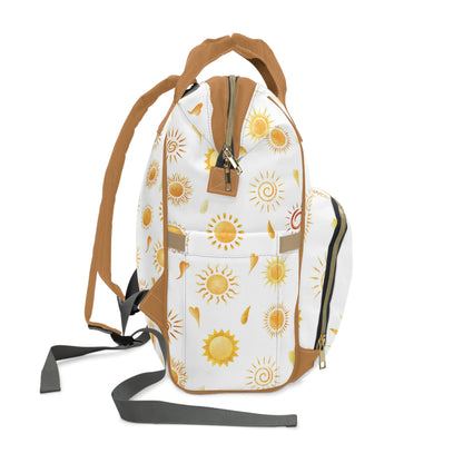 Personalized Sushine diaper bag | Boho sushine baby backpack -