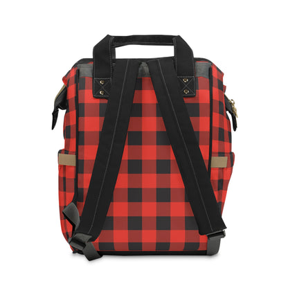 Personalized Bear diaper bag | Lumberjack baby backpack -